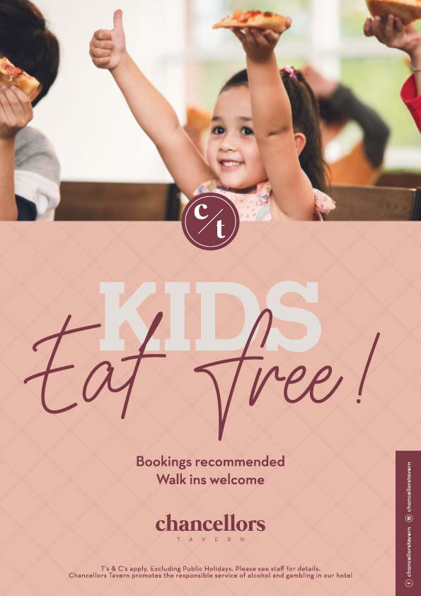 kids eat free chancellors tavern